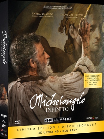 Locandina italiana DVD e BLU RAY Michelangelo - Infinito 